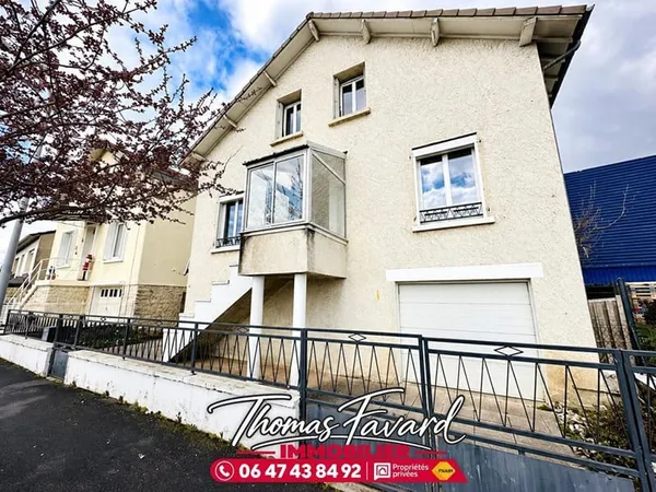 MAISON de 105 m² - 3 chambres, 2 sdbs, grand garage