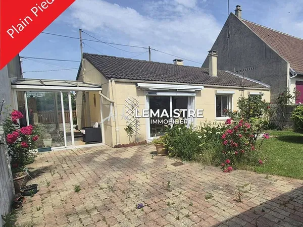 Maison de plain-pied 3 pièces 80 m²