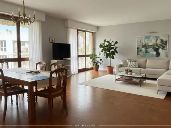 33110 LE BOUSCAT CENTRE VILLE APPARTEMENT T5 95 m2 CELLIER ET GARAGE INDIVIDUEL