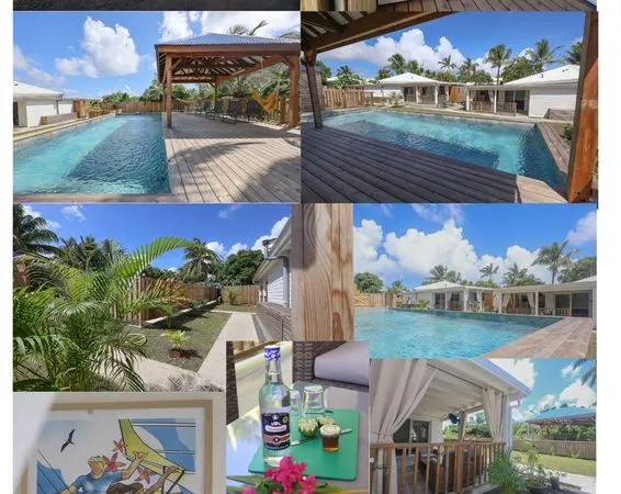 Bungalow créole, Guadeloupe, Sainte Anne