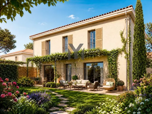 Maison T4 avec piscine commune - Campagne aixoise.