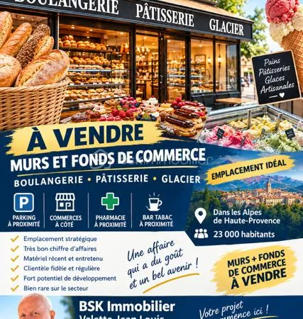 Local commercial 4 pièces