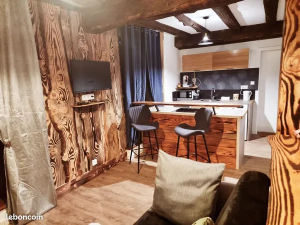 Apppartement T2 (1 chambre) MEUBLEE & TOUT EQUIPE - résidence privée & calme - CENTRE VILLE - parkin