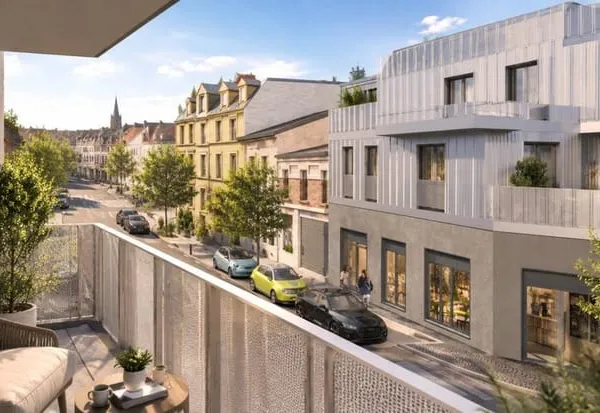 4 PIECES EN ETAGE AVEC TERRASSE ET BALCON