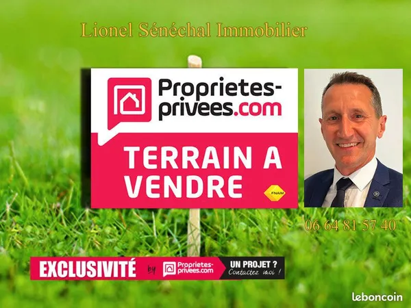 Terrain 828 m² Yvre L Eveque