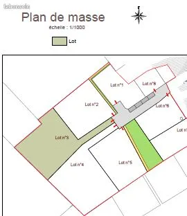 Terrain viabilisé 1 155 m² - Belle opportunité