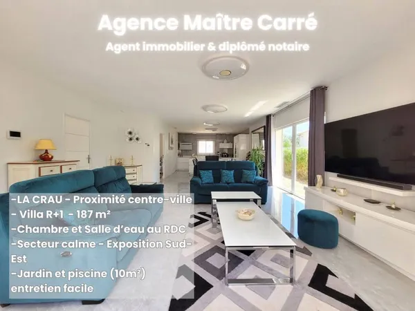 Villa 6 pièces 187 m²