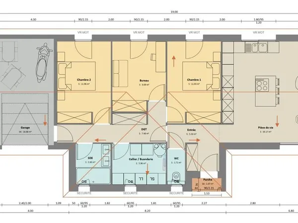 Maison 93 m² Toulouse