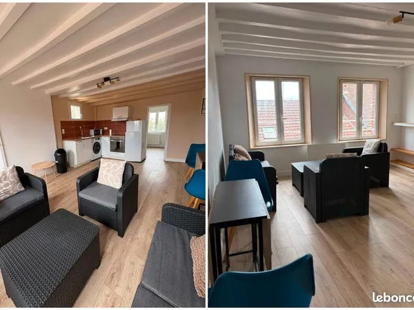 Appartement rénové et meublé, Parking