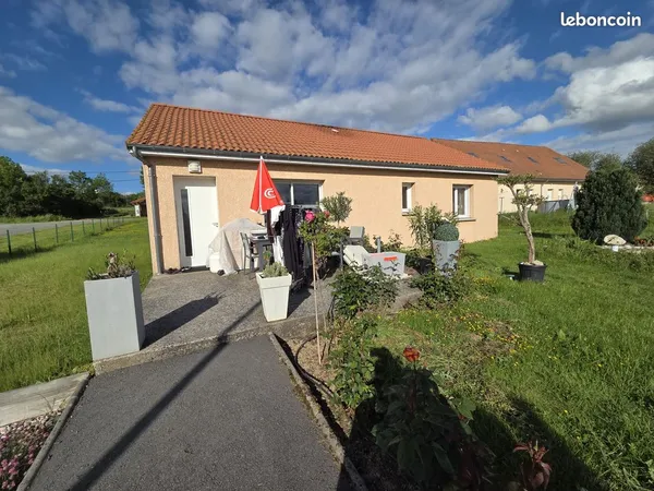 Maison de plain pied 2 chambres