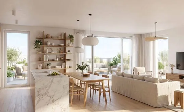 Appartement 2 pièces 38 m²