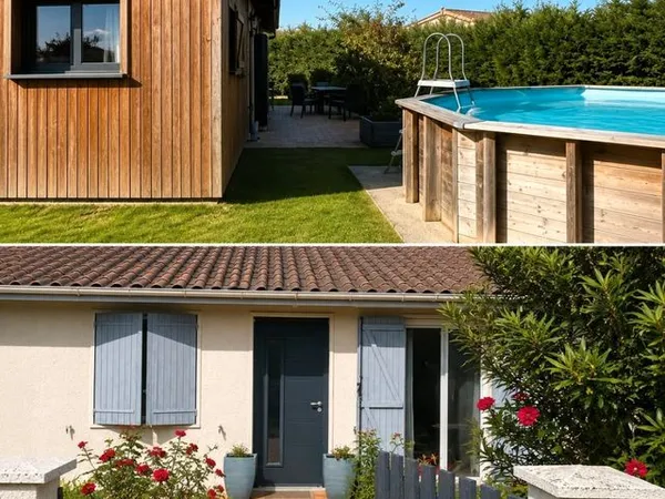 Maison individuelle 120m2 sur terrain arboré proche Bordeaux