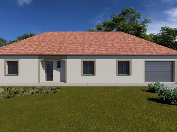 Terrain + Maison 🔴 258 340 ⚪️ 166 m²