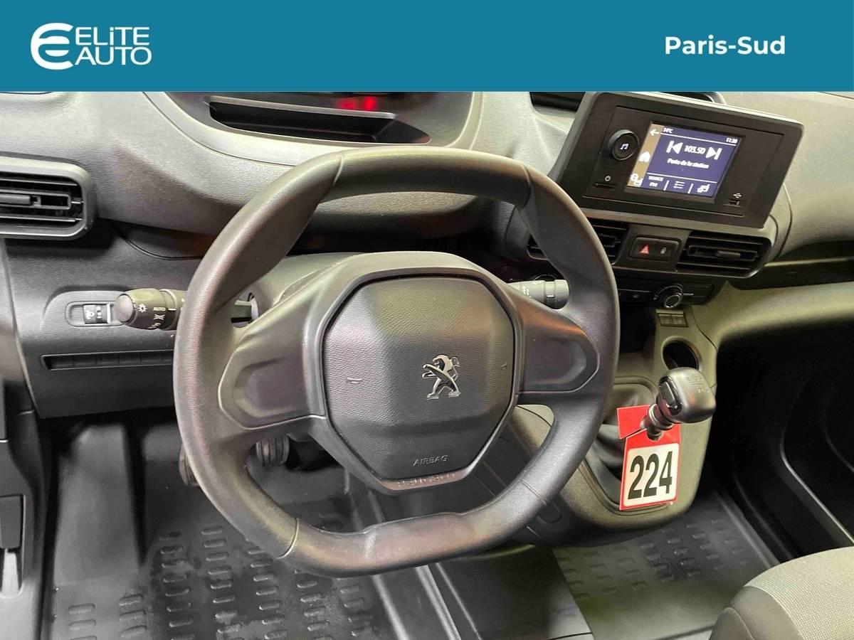 Peugeot PARTNER FOURGON STANDARD 650 KG BLUEHDI 130 S&amp;S BVM6 — photo 12