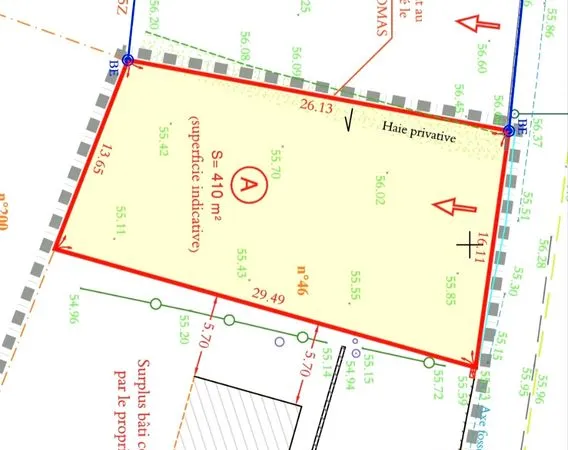 Vends terrain sur Allaire