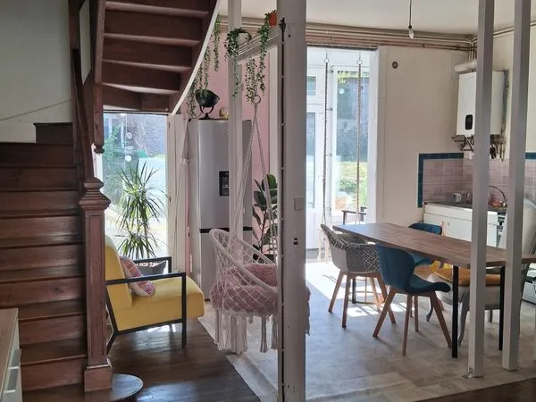 Maison de ville avec jardin
