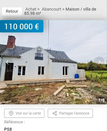 Maison individuelle 86m2