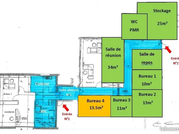 Bureaux professionnels à louer dès 300€ HT/mois - Romillé 35850
