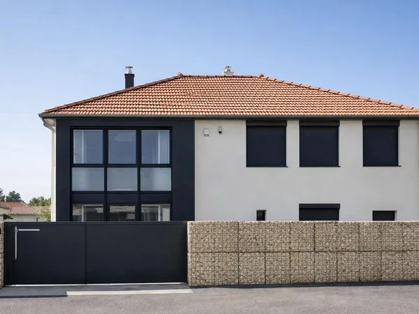 Maison contemporaine 183m² | Terrasse et jardin | Meyzieu- Le Carreau