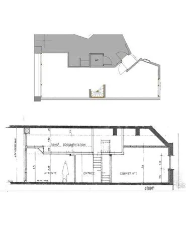 Local commercial 45m2 + mezzanine - Proche Mairie & Métro - Villeneuve d'Ascq - 750 /mois (650 loyer