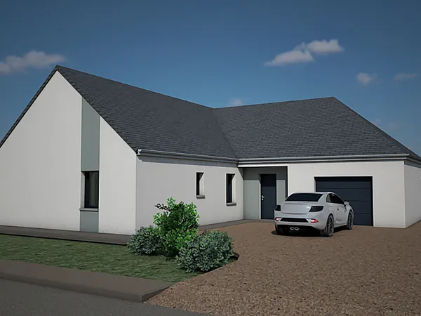 Terrain + maison 113 m²