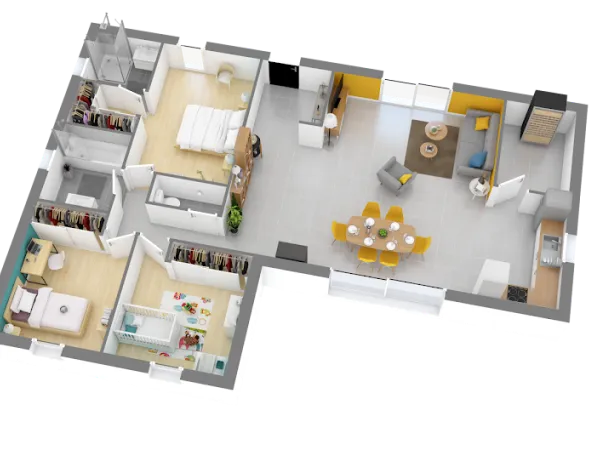 Maison neuve 4 pièces 99 m²