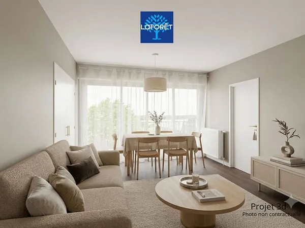 Appartement 3 pièces 61 m²