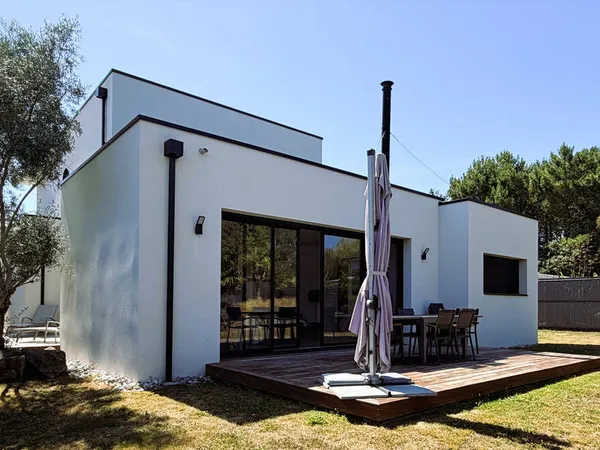La baule / pornichet - villa d'architecte 150 m² - suite parentale - jardin tropical - proche plage 