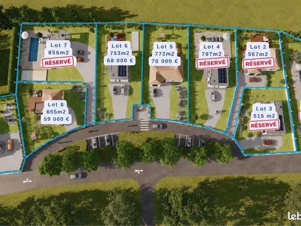 Terrains à partir de 59 000 Blavozy