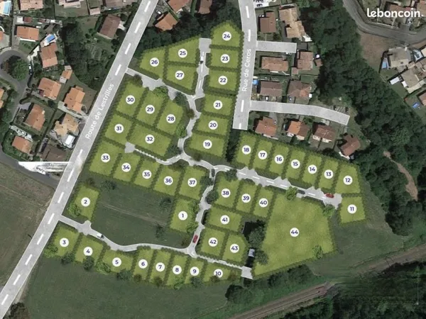 Terrain 381 m² Saint Paul Les Dax