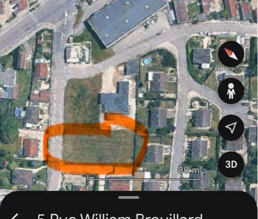 Terrain viabilisé 1250m2 Saint Parres aux Tertres