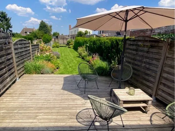 Maison 3 chambres , jardin ,80 m² -