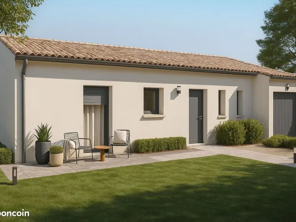 Maison de 76.49 m² sur un terrain de 2784 m² à ANGOULEME en CHARENTE (16)
