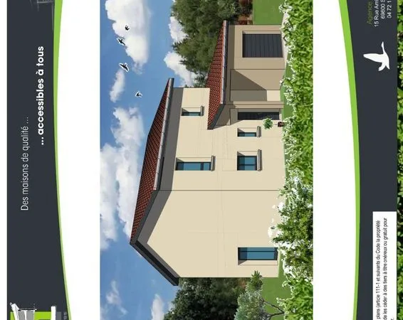 Maison 100.86 m² avec terrain à TERNAY (69)