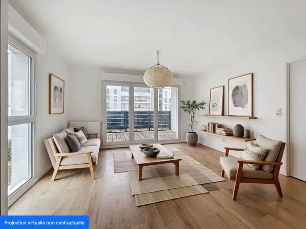 Appartement 3 pièces 63 m²
