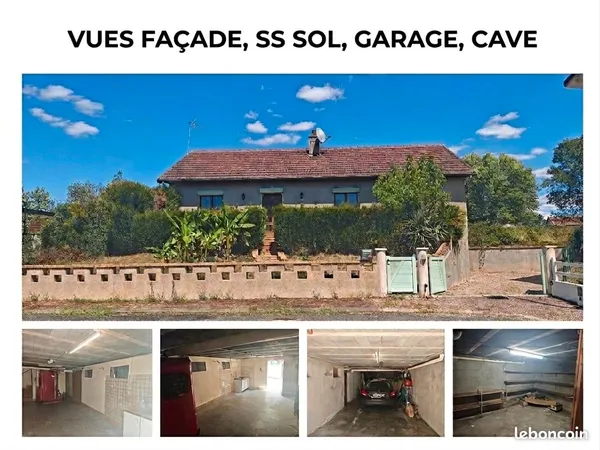 Maison 90 m2 - Combles aménagés - Terrain 543 m2 - Garage 2 vehicules - Piscine