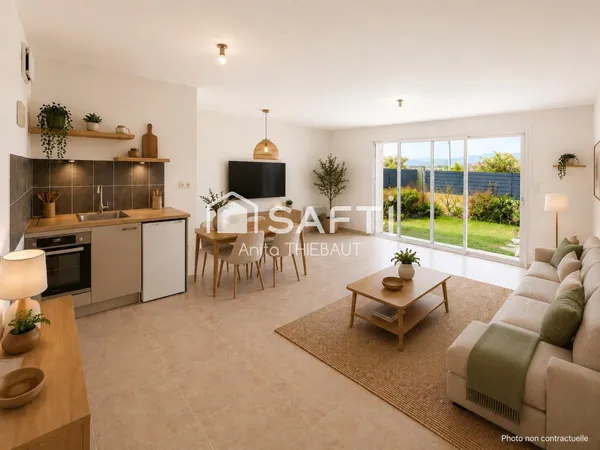 Duplex 71 m² + garage 45 m² et 2 places de parking
