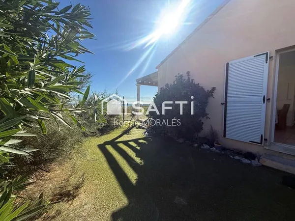 LEUCATE, MAISON T3 FACE MER, JARDIN, PLACE DE STATIONNENT