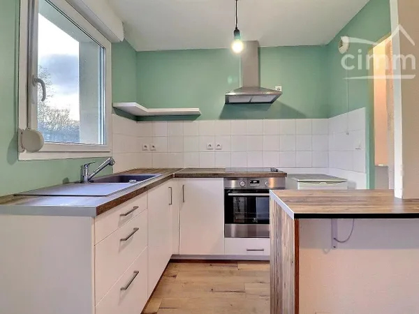 A Louer FORBACH T2 bis - 52.55m² + terrasse + place de parking