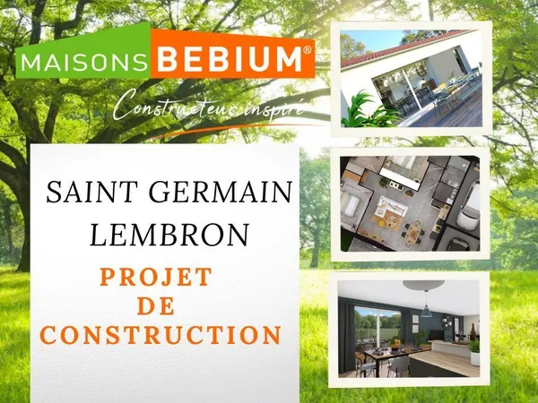 Terrain à bâtir de 676 m² à SAINT-GERMAIN-LEMBRON (63)