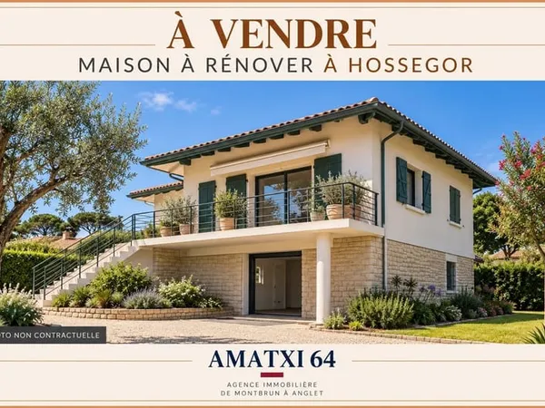AU CALME - MAISON À RÉNOVER - DANS LES PINS - À SOORTS-HOSSEGOR