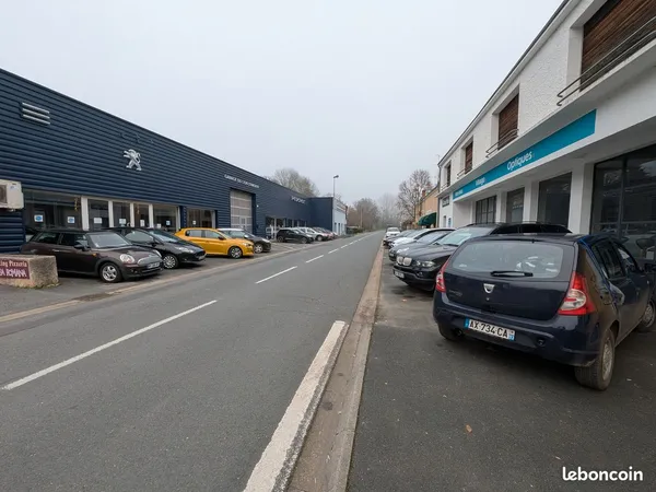 Local commercial comprenant garage en cours d'exploitation, entrepôt, 2 appartements proche Centre V
