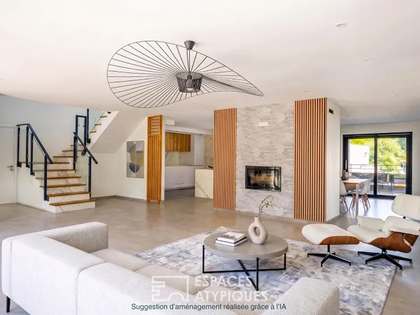 Villa contemporaine au coeur du vignoble alsacien