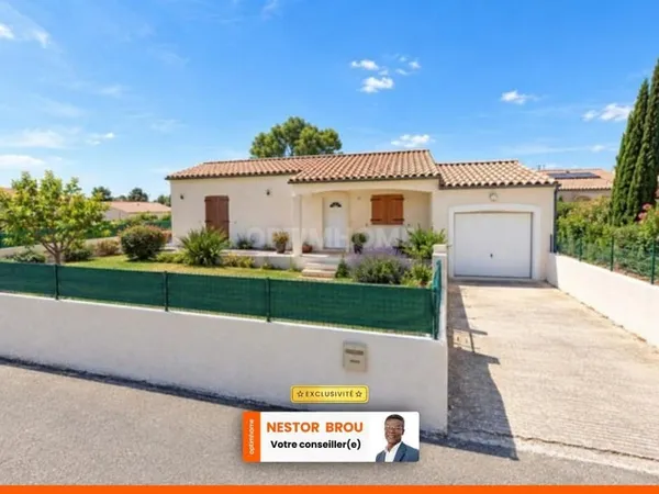 NEFFIÈS - PROCHE PÉZENAS | MAISON DE PLAIN-PIED AVEC GRAND JARDIN