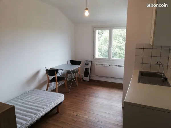 Studio 12m2 + 10 m2 agrandissement