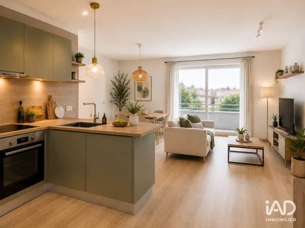 Appartement 2 pièces 38 m²