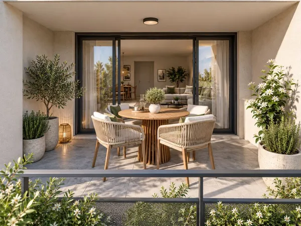 T4 d'exception neuf avec deux terrasses