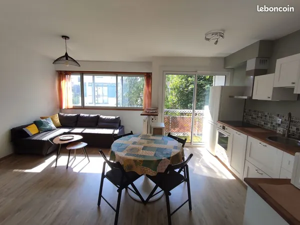 T2 meublé Montjuzet 45m2 avec balcon et cave