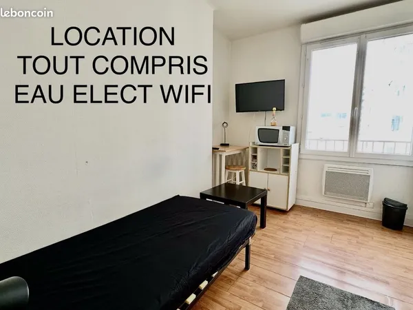 STUDIO TOUT COMPRIS Liberté Mairie Arsenal Hopital Fac Gare Wifi 7 TV