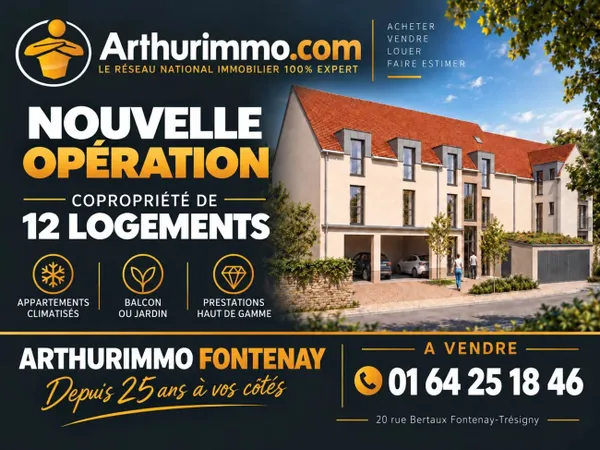 Appartement 2 pièces 45 m²